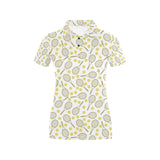 Tennis Pattern Print Design 02 Women's All Over Print Polo Shirt