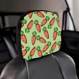 Carrot Pattern Print Design 05 Car Headrest Cover