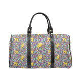 Cute yellow monkey leaves pattern Travel Bag