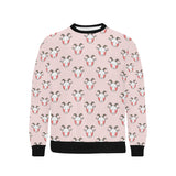 Cute goat pattern Men's Crew Neck Sweatshirt