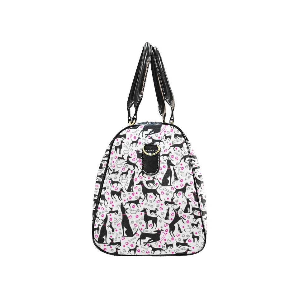 Greyhound Pattern Print Design 02 Travel Bag