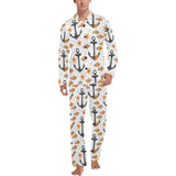 Clown Fish Pattern Print Design 02 Men's Long Pajama Set