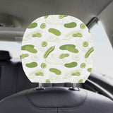 Cucumber sketch pattern Car Headrest Cover