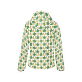 Horseshoes Pattern Print Design 04 Women's Padded Hooded Jacket