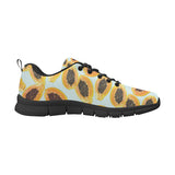 Watercolor papaya pattern Women's Sneaker Shoes