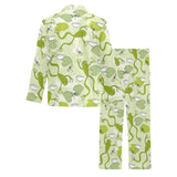 Cute frog dragonfly pattern Men's Long Pajama Set