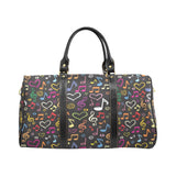 Music Notes Pattern Print Design 02 Travel Bag