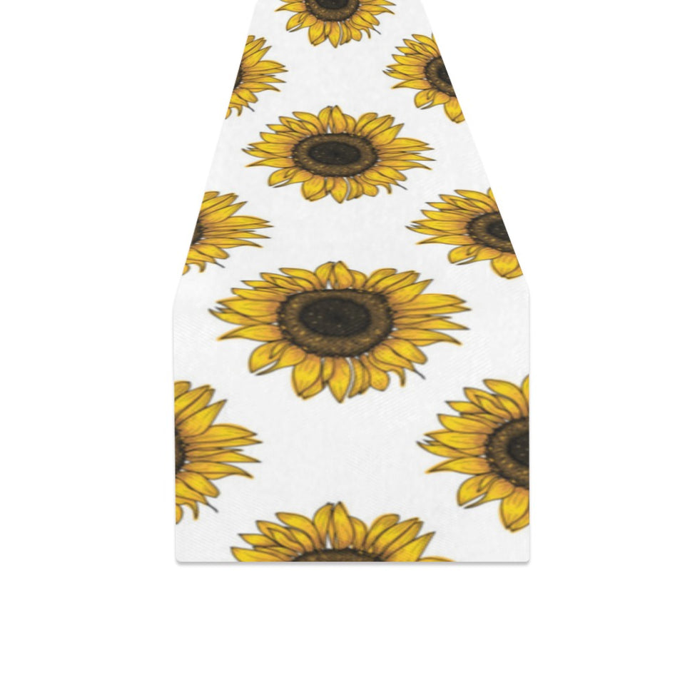 sunflowers design pattern Table Runner