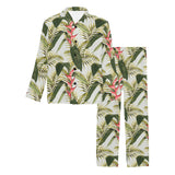 heliconia pattern Men's Long Pajama Set