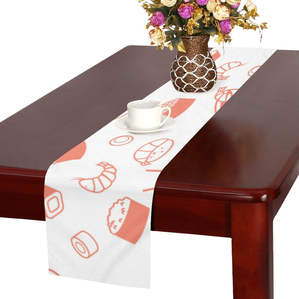 Sushi pattern Table Runner