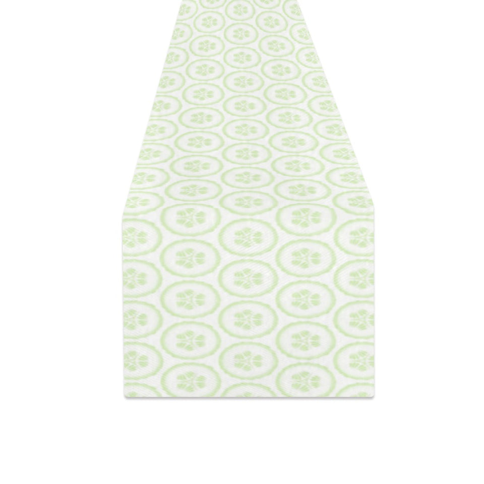 Cucumber pattern background Table Runner
