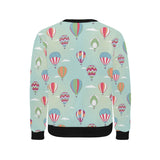 Hot Air Balloon design Pattern Men's Crew Neck Sweatshirt