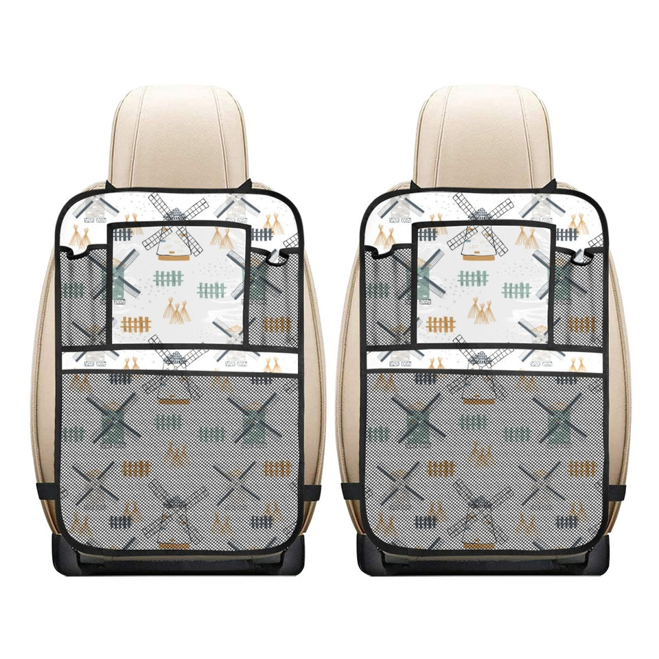 windmill pattern Car Seat Back Organizer