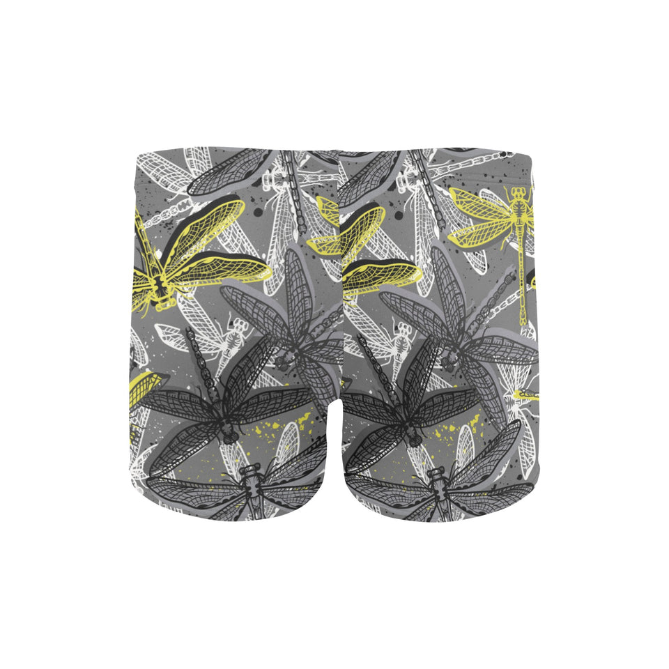 Hand drawn dragonfly pattern Men's Swimming Trunks