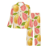 Beautiful guava pattern Men's Long Pajama Set