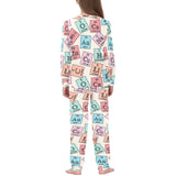 Chemistry Periodic Table Pattern Print Design 02 Kids' Boys' Girls' All Over Print Pajama Set
