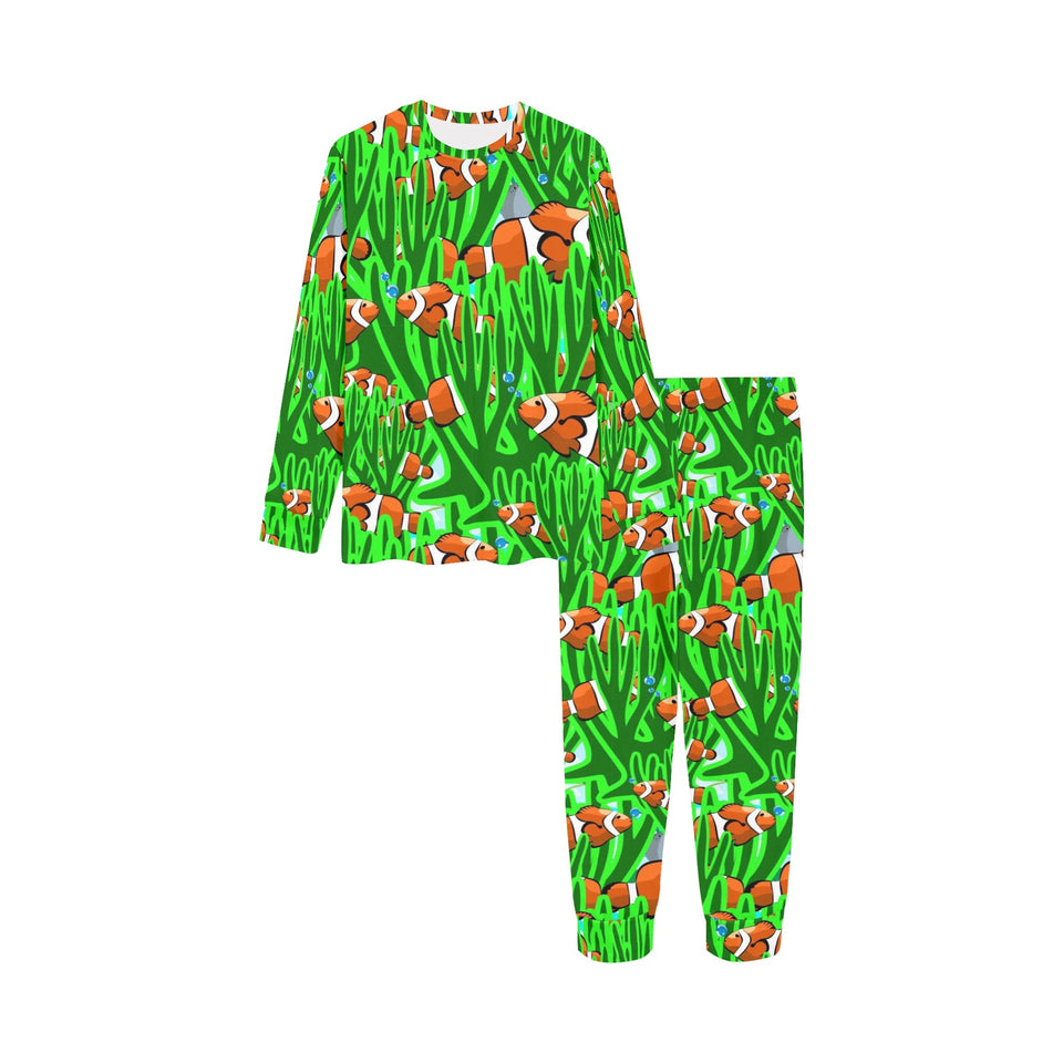 Clown Fish Pattern Print Design 01 Kids' Boys' Girls' All Over Print Pajama Set