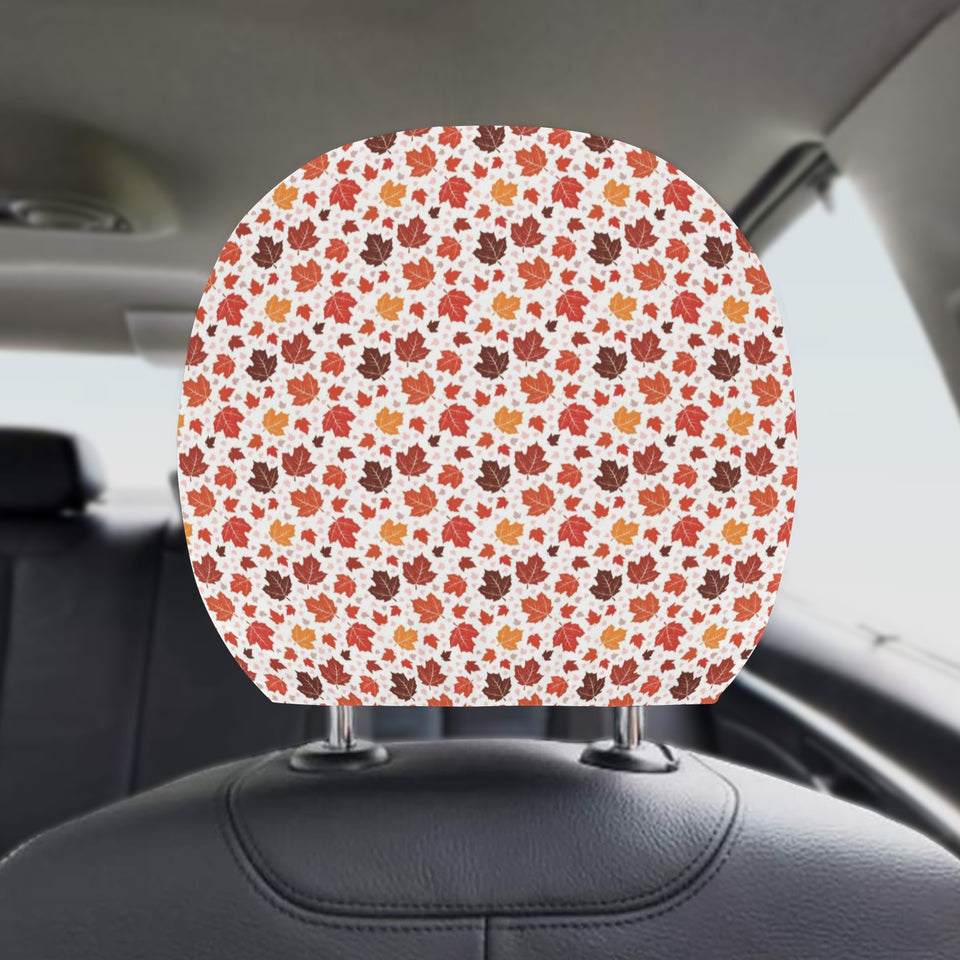 Colorful Maple Leaf pattern Car Headrest Cover