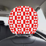 Canada Pattern Print Design 05 Car Headrest Cover