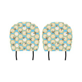 Bee honeycomb pattern Car Headrest Cover