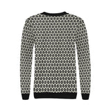 Coffee bean abstract modern pattern Women's Crew Neck Sweatshirt