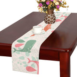 Cute whale pattern Table Runner