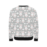 Rabbit cloud Pattern Men's Crew Neck Sweatshirt