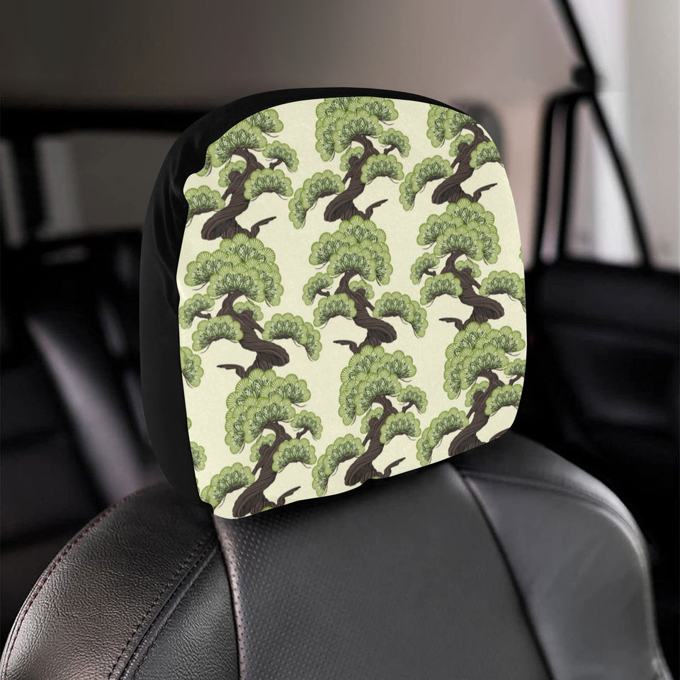 Bonsai pattern Car Headrest Cover
