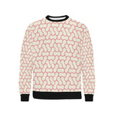peanuts texture pattern Men's Crew Neck Sweatshirt