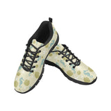 Seahorse shell starfish pattern background Women's Sneaker Shoes
