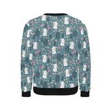 Cute rabbit pattern Men's Crew Neck Sweatshirt