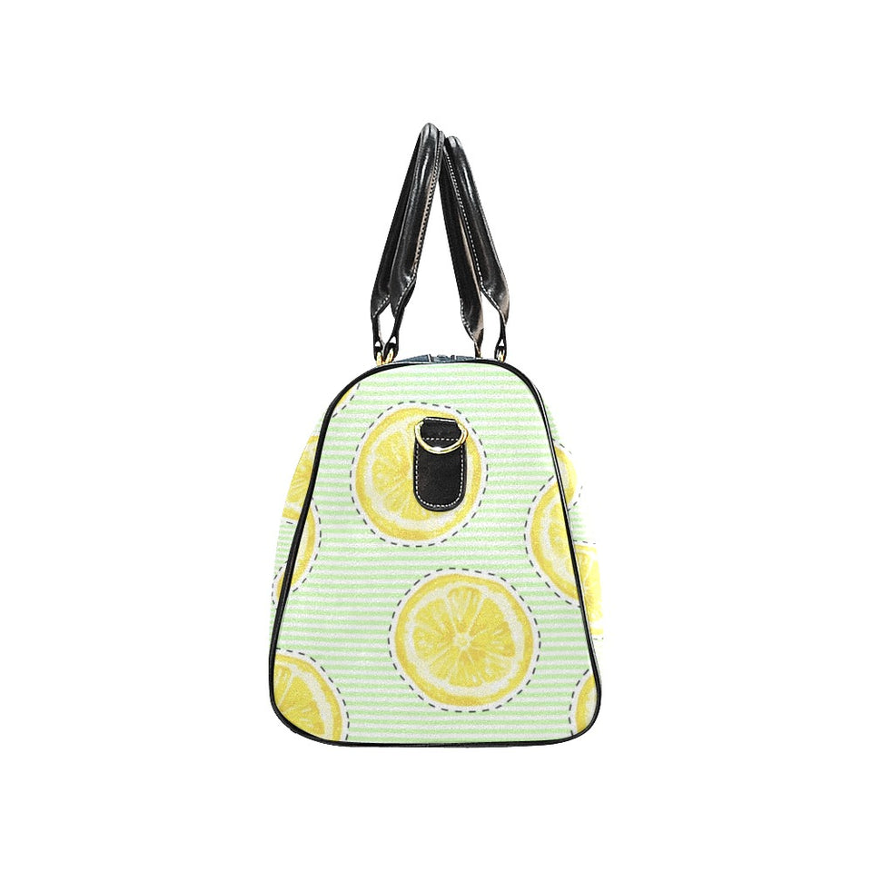 slice of lemon pattern Travel Bag