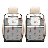 windmill design pattern Car Seat Back Organizer