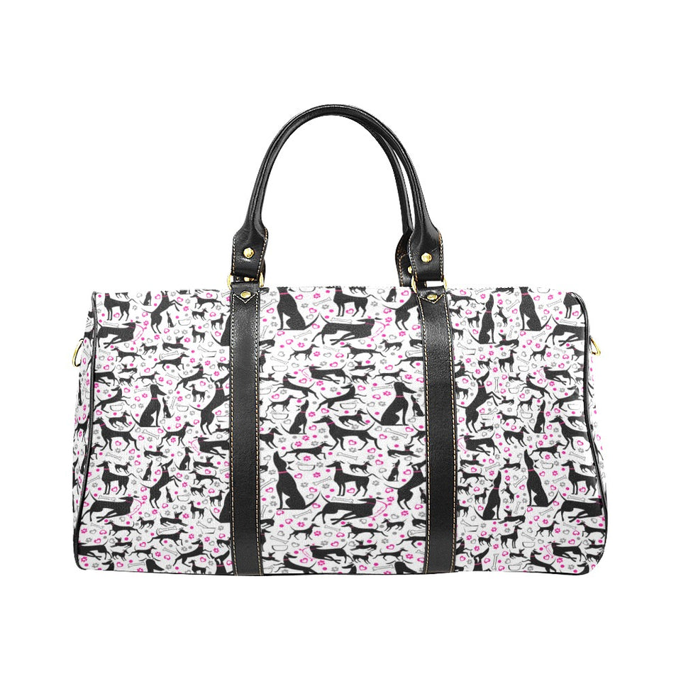 Greyhound Pattern Print Design 02 Travel Bag