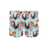 Rooster chicken cock snowfalke Men's Swimming Trunks