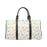 colorful onions white background Travel Bag