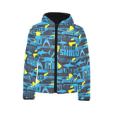 Shark dangerous Kids' Boys' Girls' Padded Hooded Jacket