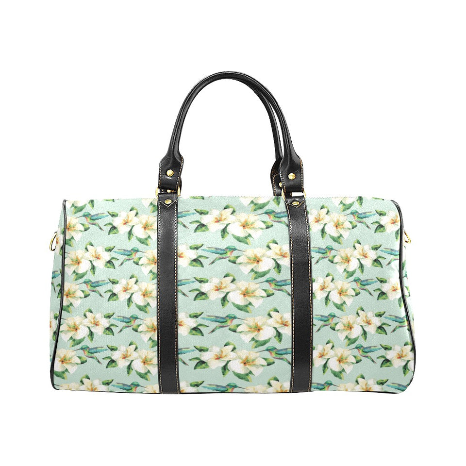 Hummingbird Pattern Print Design 01 Travel Bag