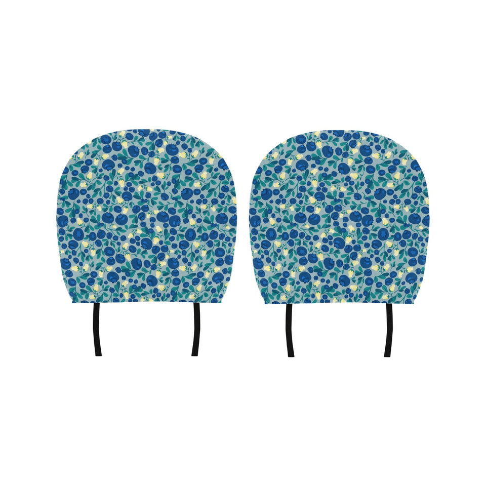 blueberry design pattern Car Headrest Cover