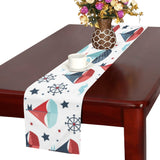Cute color paper sailboat pattern Table Runner
