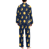 Moon star pattern Men's Long Pajama Set