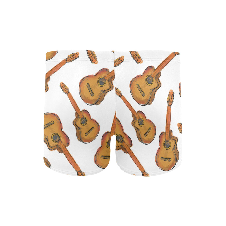 Paint Guitar Pattern Men's Swimming Trunks