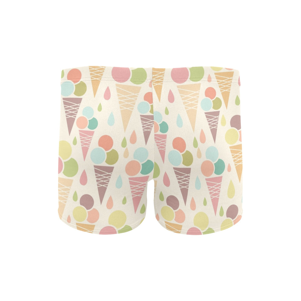 Ice cream cone pattern Men's Swimming Trunks