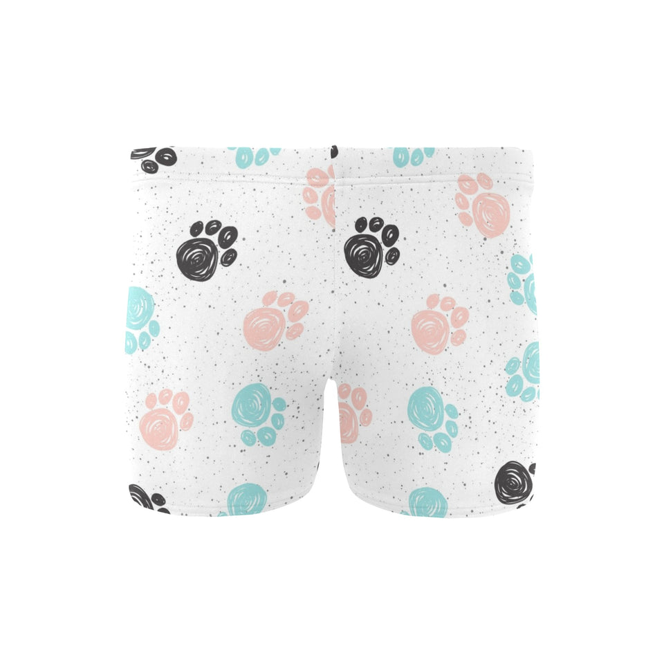 Dog Paws Pattern Print Design 04 Men's Swimming Trunks