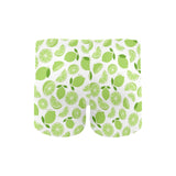 Lime design pattern Men's Swimming Trunks