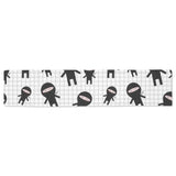 Ninja pattern plaid background Table Runner