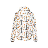Clown Fish Pattern Print Design 02 Women's Padded Hooded Jacket