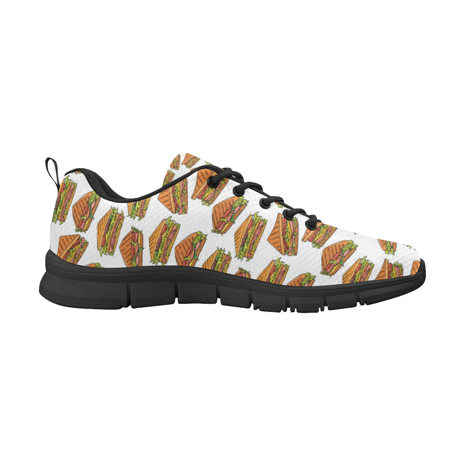 Sandwich Pattern Print Design 02 Men's Breathable Sneakers ( Model 055)