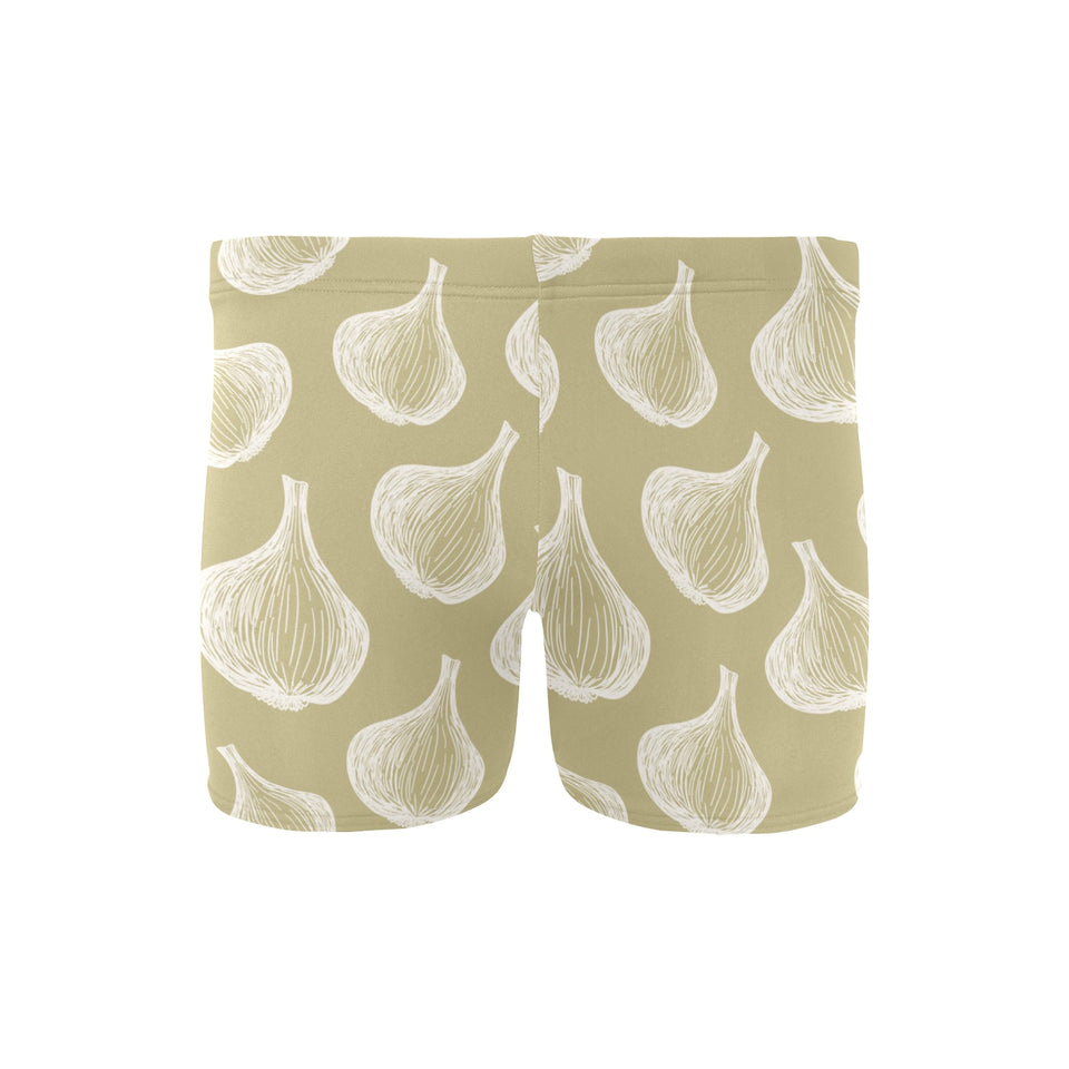 Garlic design pattern Men's Swimming Trunks