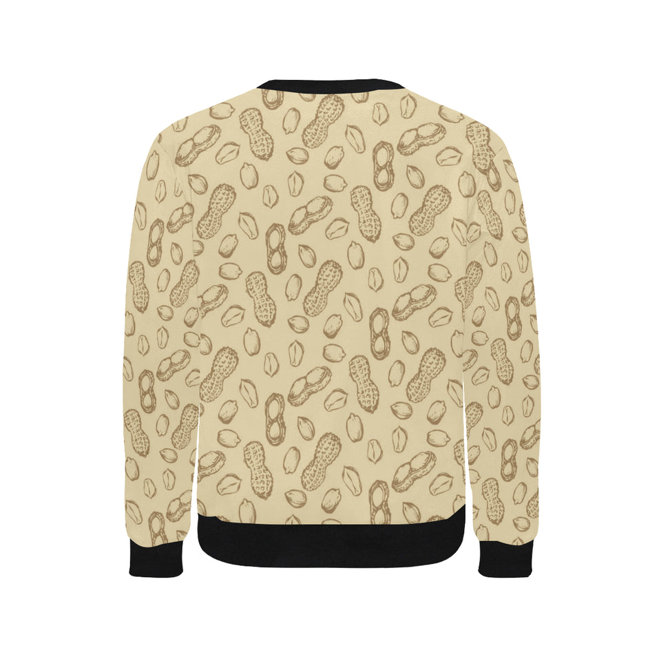 hand drawn peanuts pattern Men's Crew Neck Sweatshirt